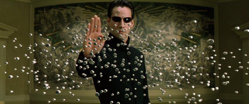 Neo, the most famous rendition of The Chosen One cliché. While Neo suffers from almost non-existant character development, in the story-driven web of the Matrix's universe, he remains an intensely familiar icon.