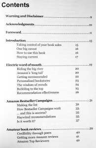 Plug Your Book! Steve Weber Contents